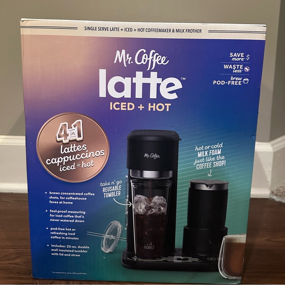 Mr. Coffee Latte/Cappuccino/Frother Machine